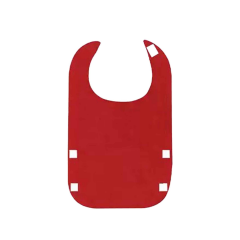 Reusable Waterproof Adult Dining Bib With Food Catcher Pocket