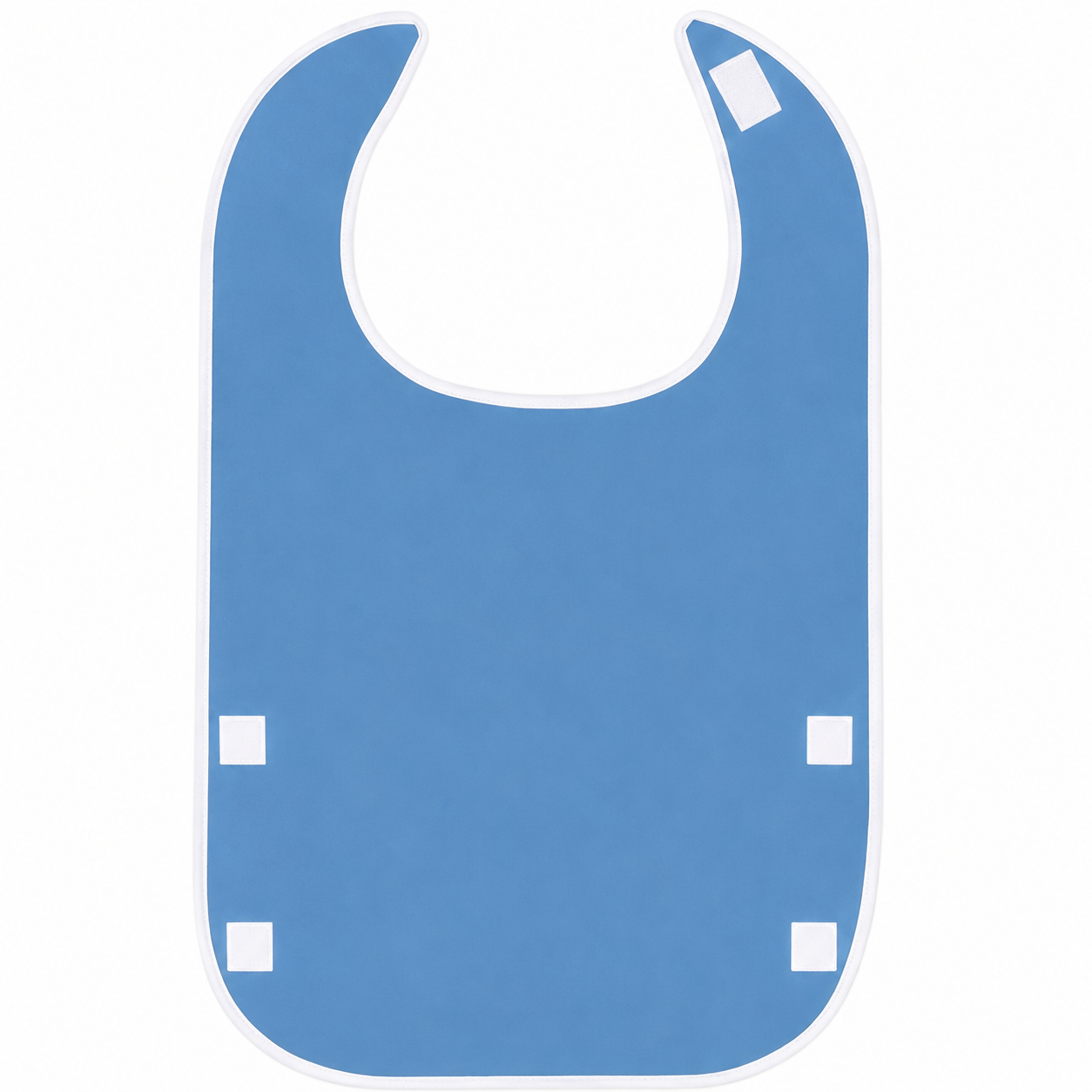 Reusable Waterproof Adult Dining Bib With Food Catcher Pocket