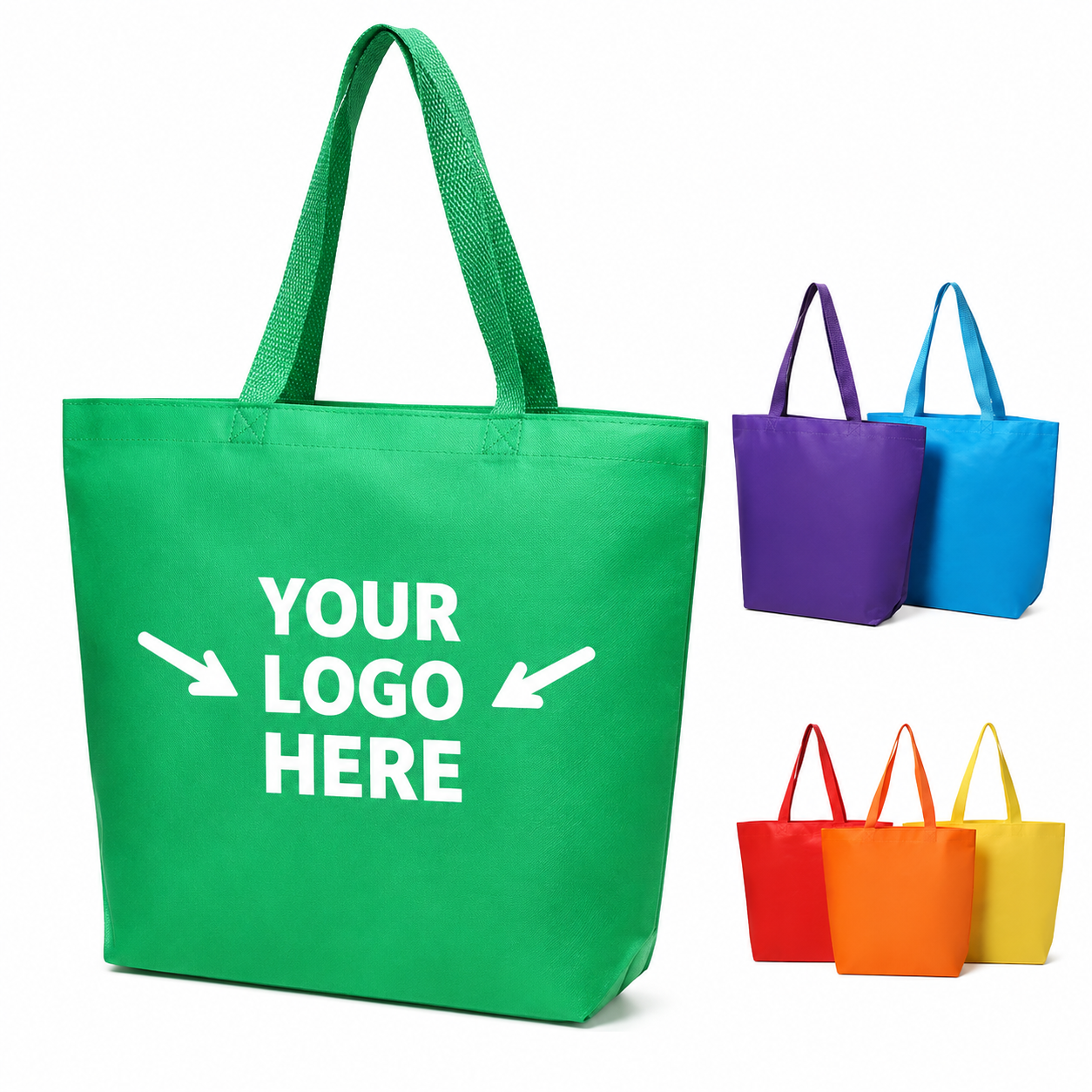 Reusable Waterproof  Woven Shopping Tote Bag