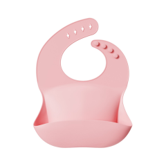 Silicone Baby Feeding Bib With Pocket