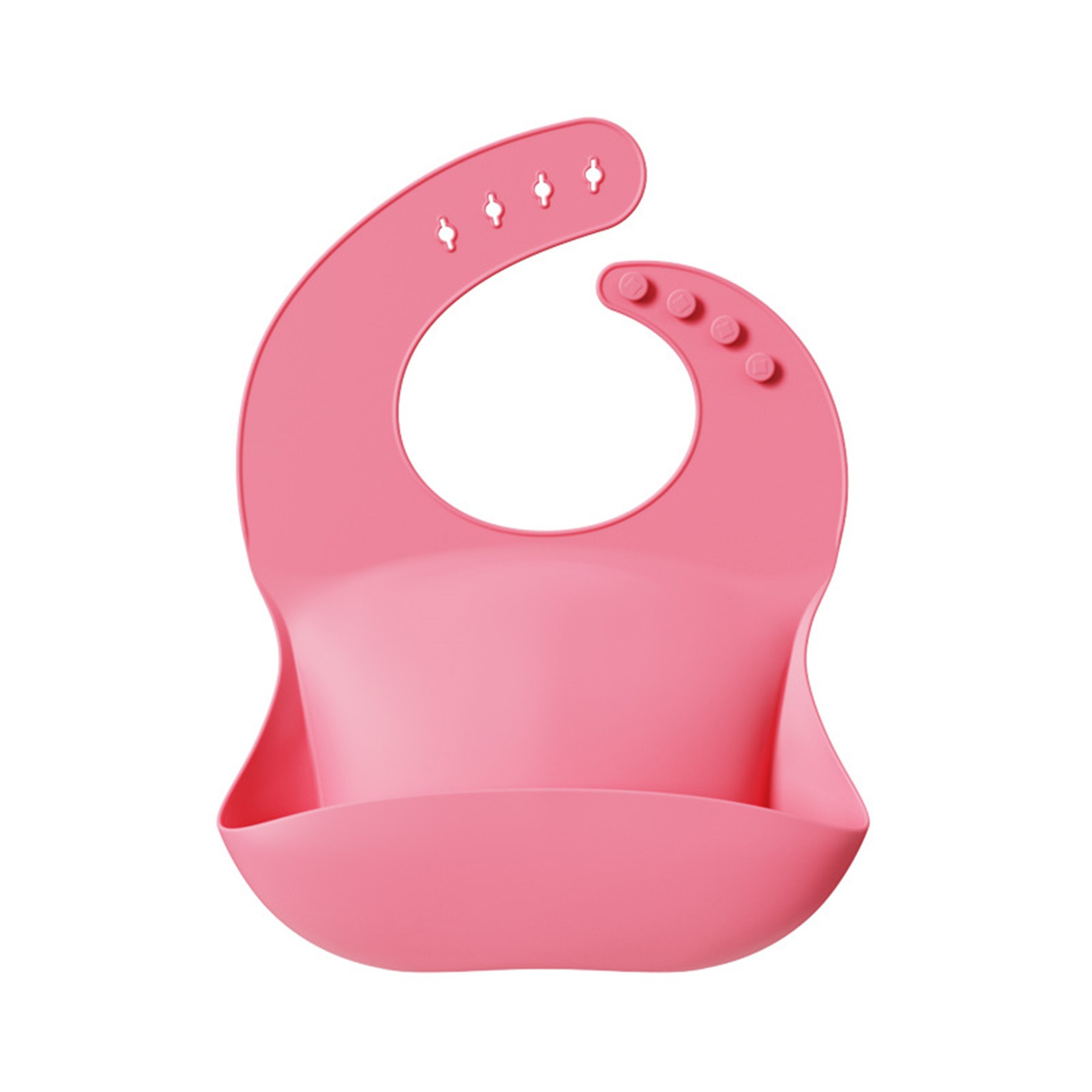 Silicone Baby Feeding Bib With Pocket