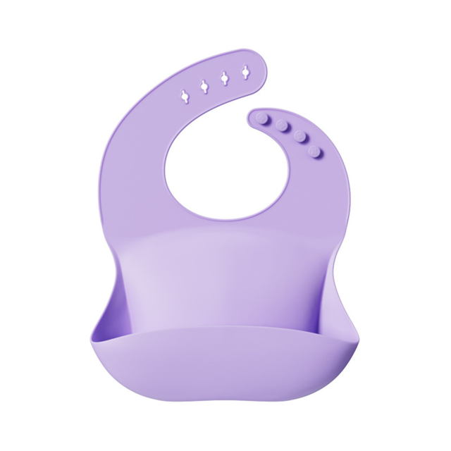 Silicone Baby Feeding Bib With Pocket
