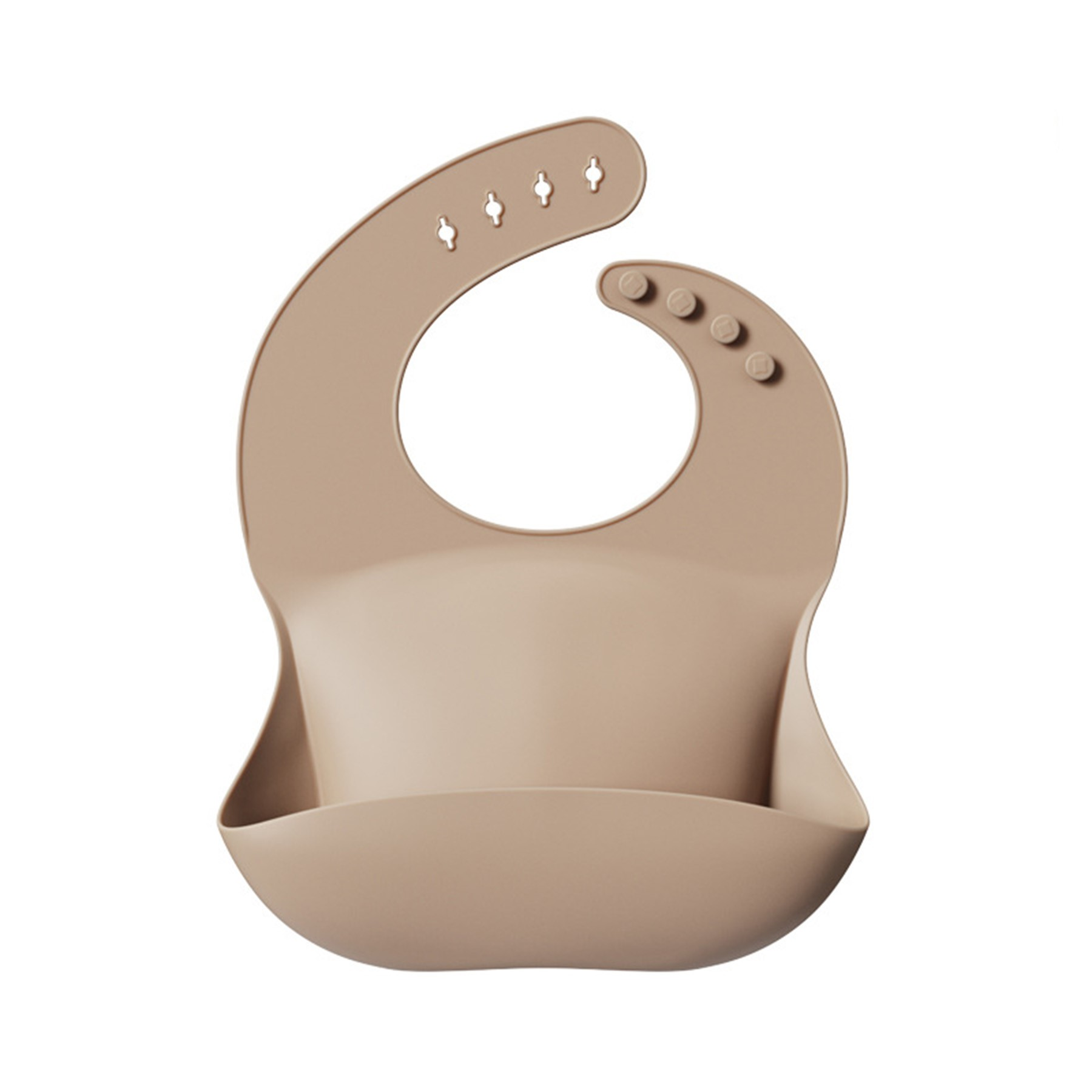 Silicone Baby Feeding Bib With Pocket
