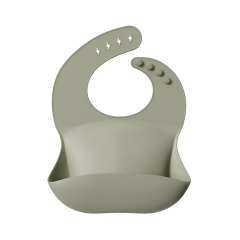 Silicone Baby Feeding Bib With Pocket