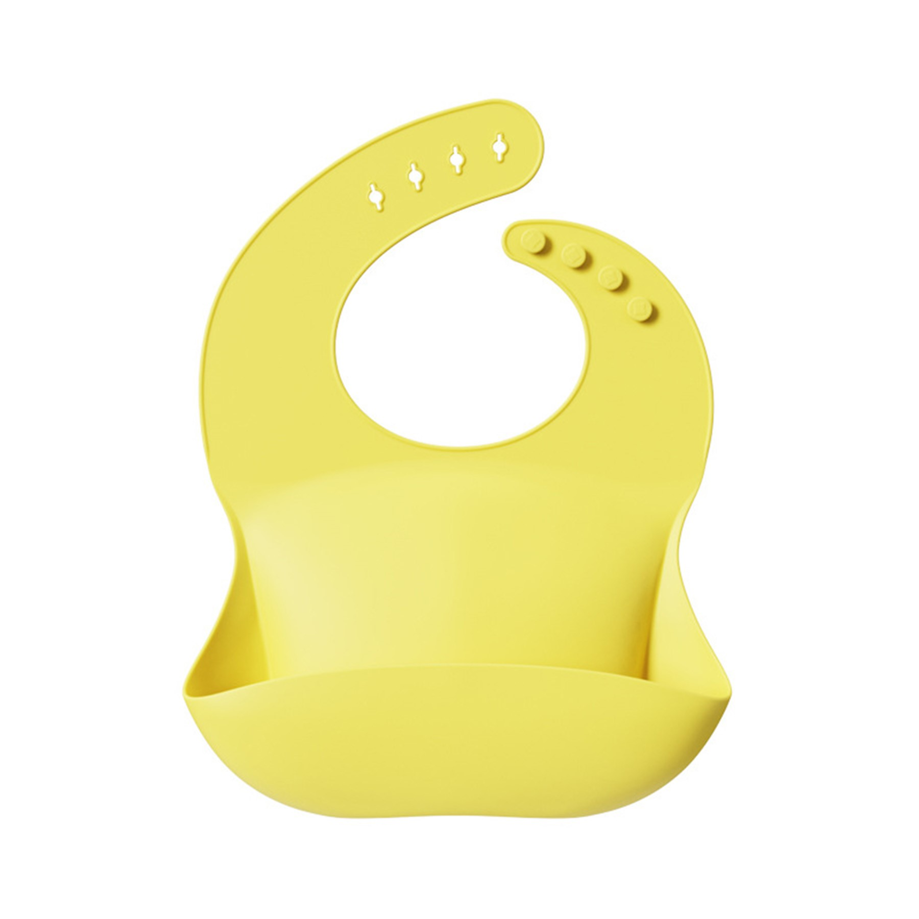 Silicone Baby Feeding Bib With Pocket