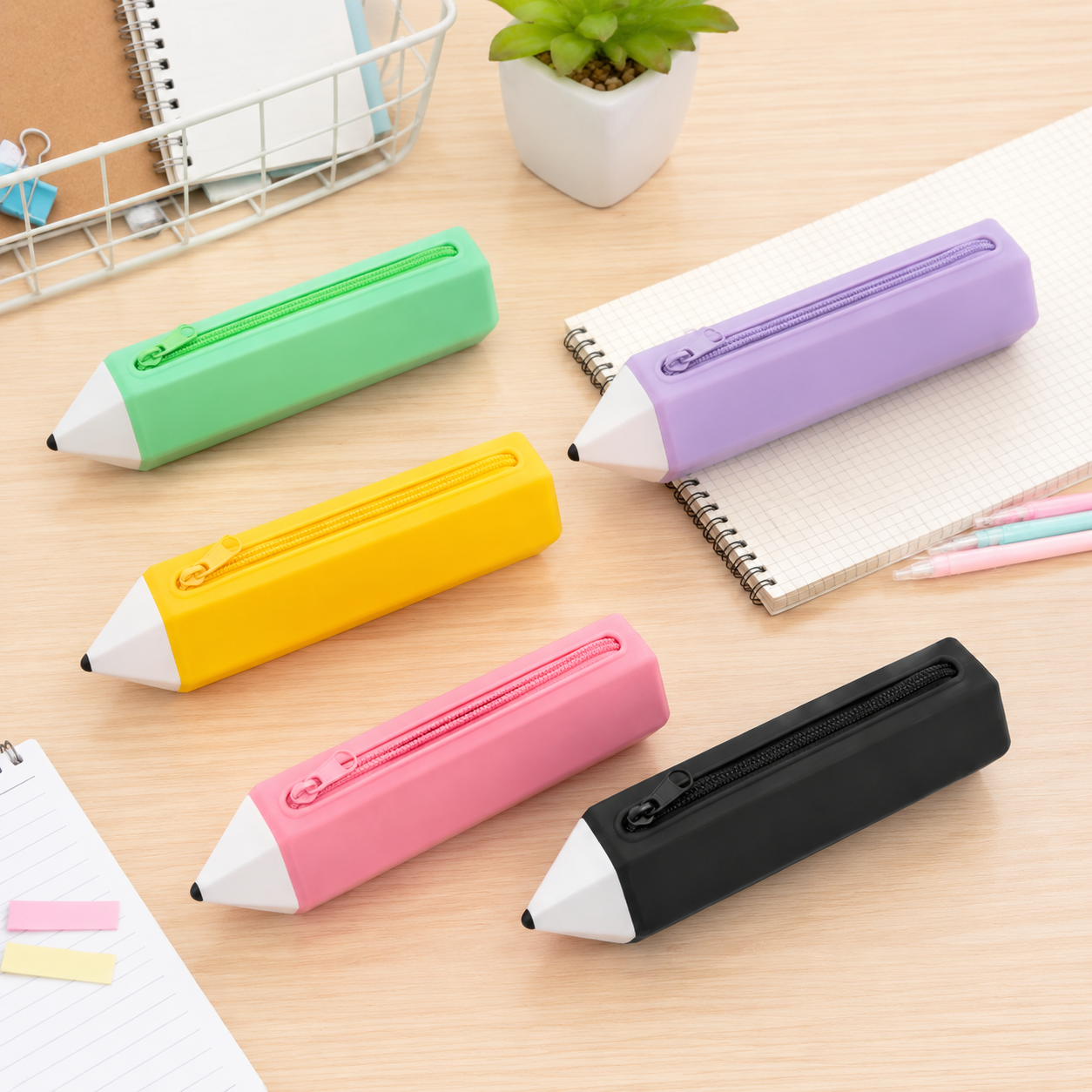 Silicone Pencil Shape Storage Case