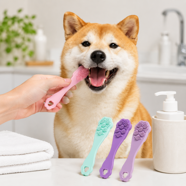 Silicone Pet Toothbrush