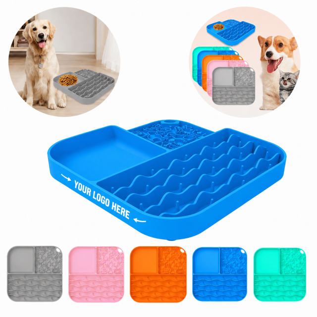 Silicone Slow Feeding Pet Bowl