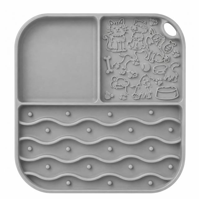 Silicone Slow Feeding Pet Bowl