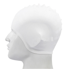 Silicone Swim Cap with Ear Protection Design