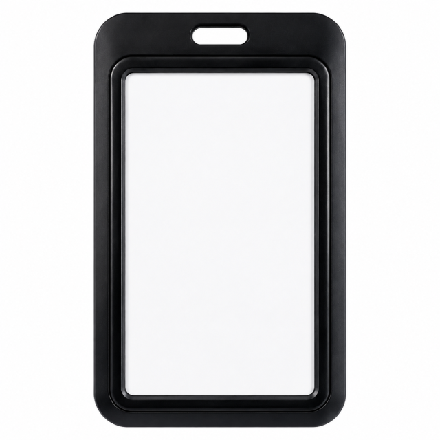 Sliding Plastic ID Badge Holder