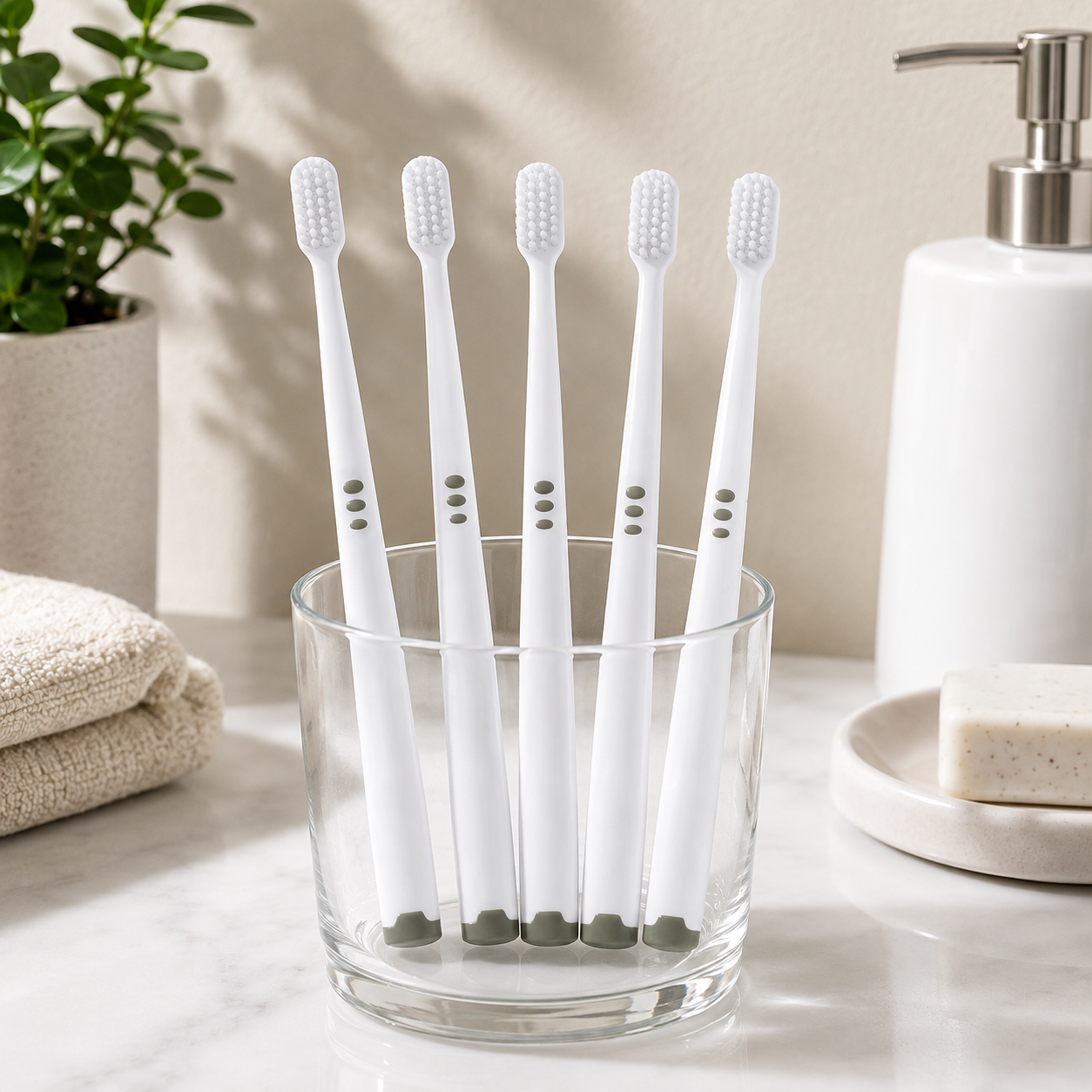 Soft-Bristled Travel Toothbrush