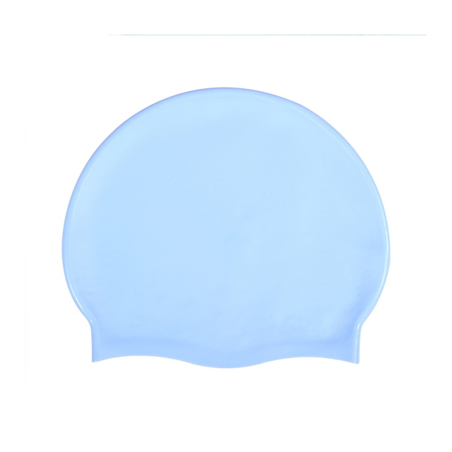 Soft Silicone Swim Cap with Comfortable Secure Fit