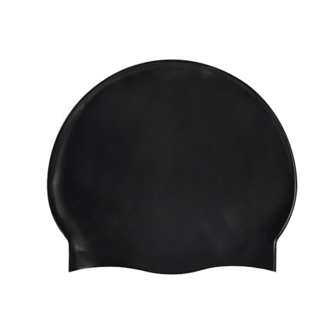 Soft Silicone Swim Cap with Comfortable Secure Fit