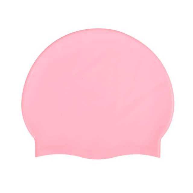 Soft Silicone Swim Cap with Comfortable Secure Fit