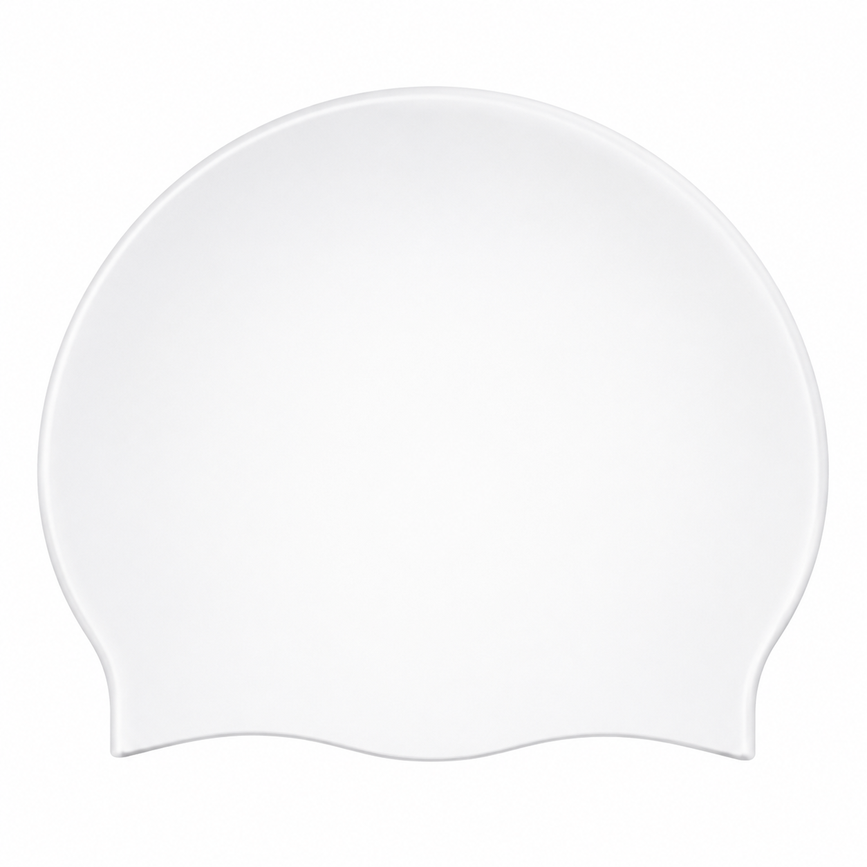 Soft Silicone Swim Cap with Comfortable Secure Fit