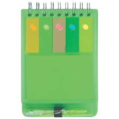 Spiral Notebook Set With Sticky Notes And Pen