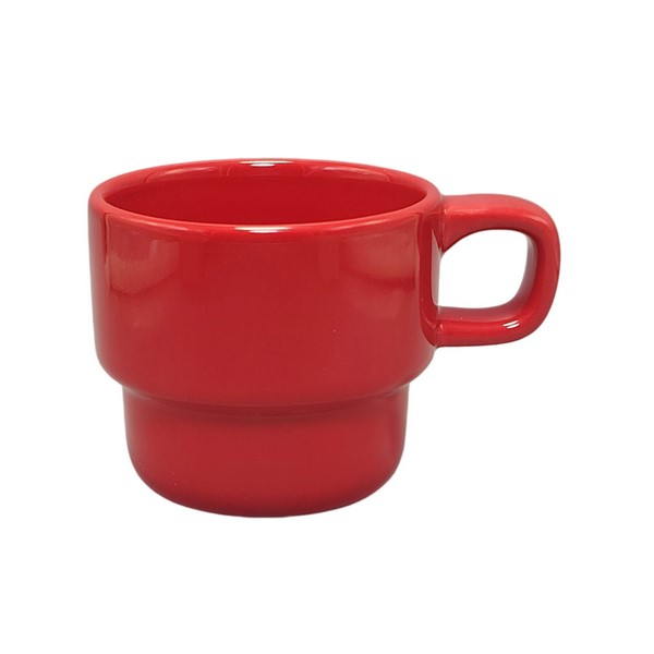 Stackable Glazed Ceramic Coffee Cup