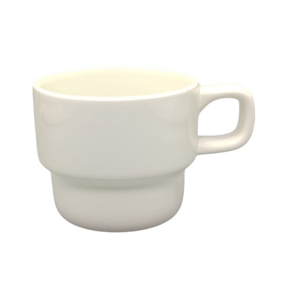 Stackable Glazed Ceramic Coffee Cup