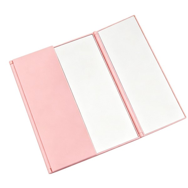 Three-Panel Portable Folding Makeup Mirror