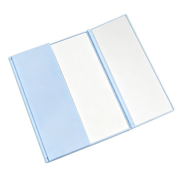 Three-Panel Portable Folding Makeup Mirror