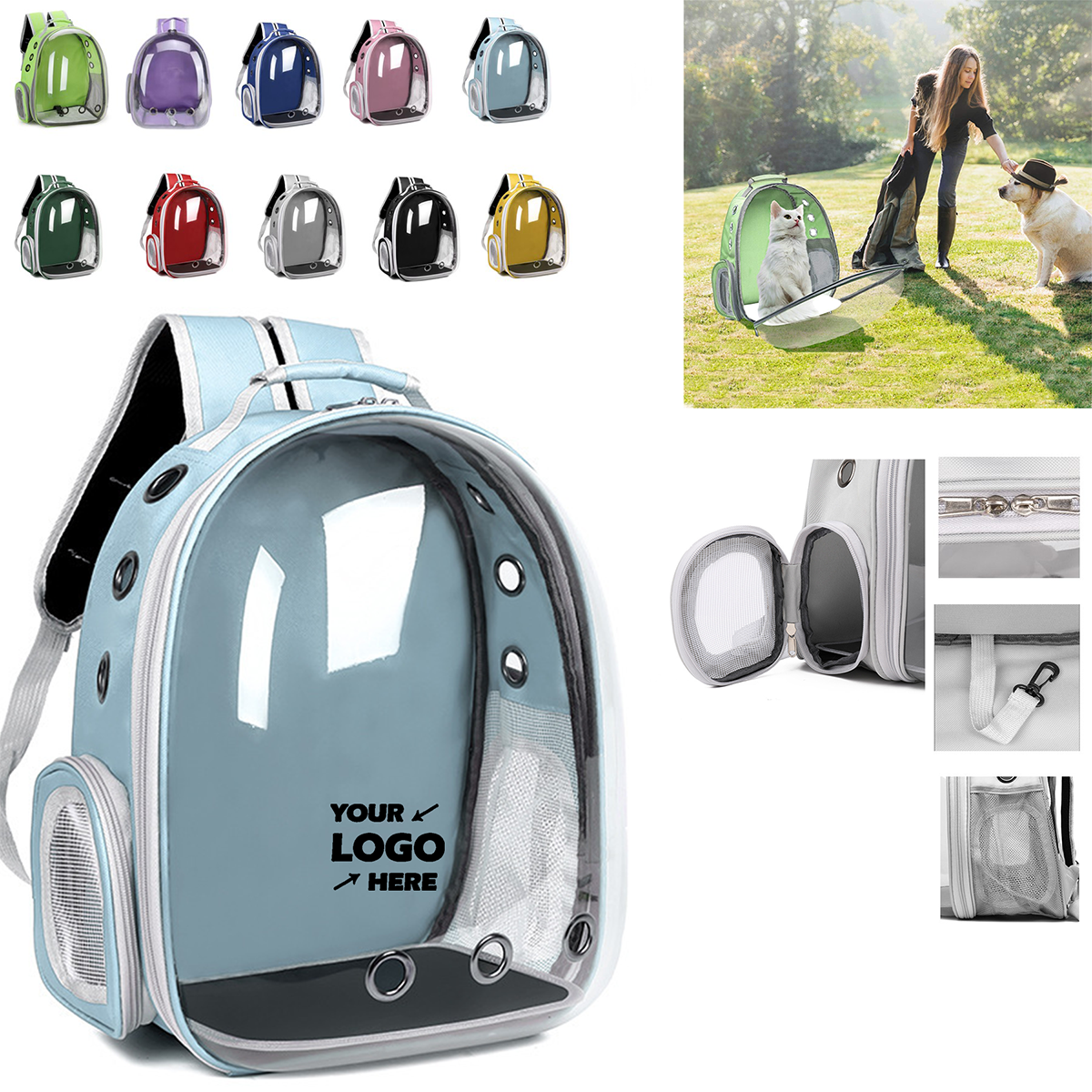 Transparent Cat Carrier Backpack