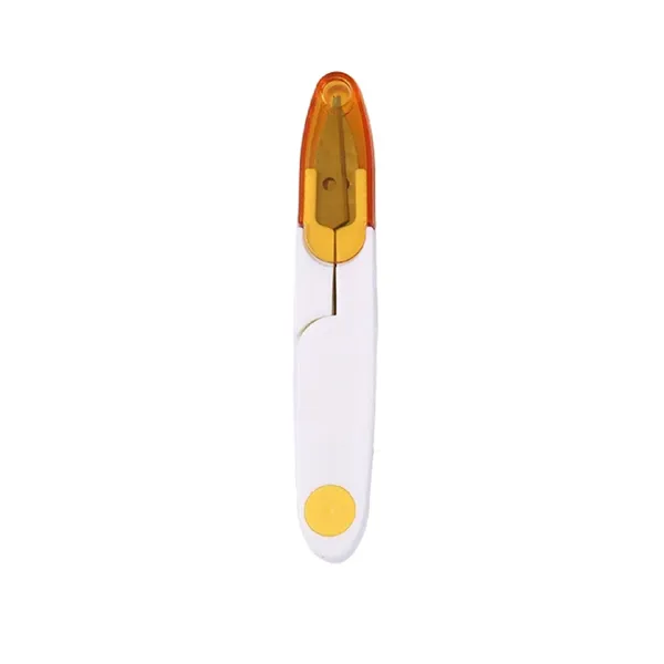 U-Shaped Spring Loaded Thread Snips With Safety Cover