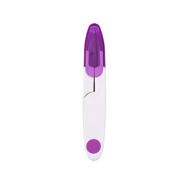 U-Shaped Spring Loaded Thread Snips With Safety Cover