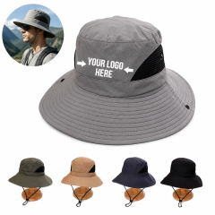 UPF Sun Protection Bucket Hat with Mesh Panel