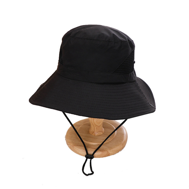UPF Sun Protection Bucket Hat with Mesh Panel