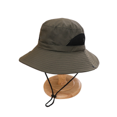UPF Sun Protection Bucket Hat with Mesh Panel