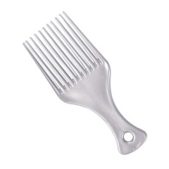 Wide-Tooth Plastic Hair Pick Comb