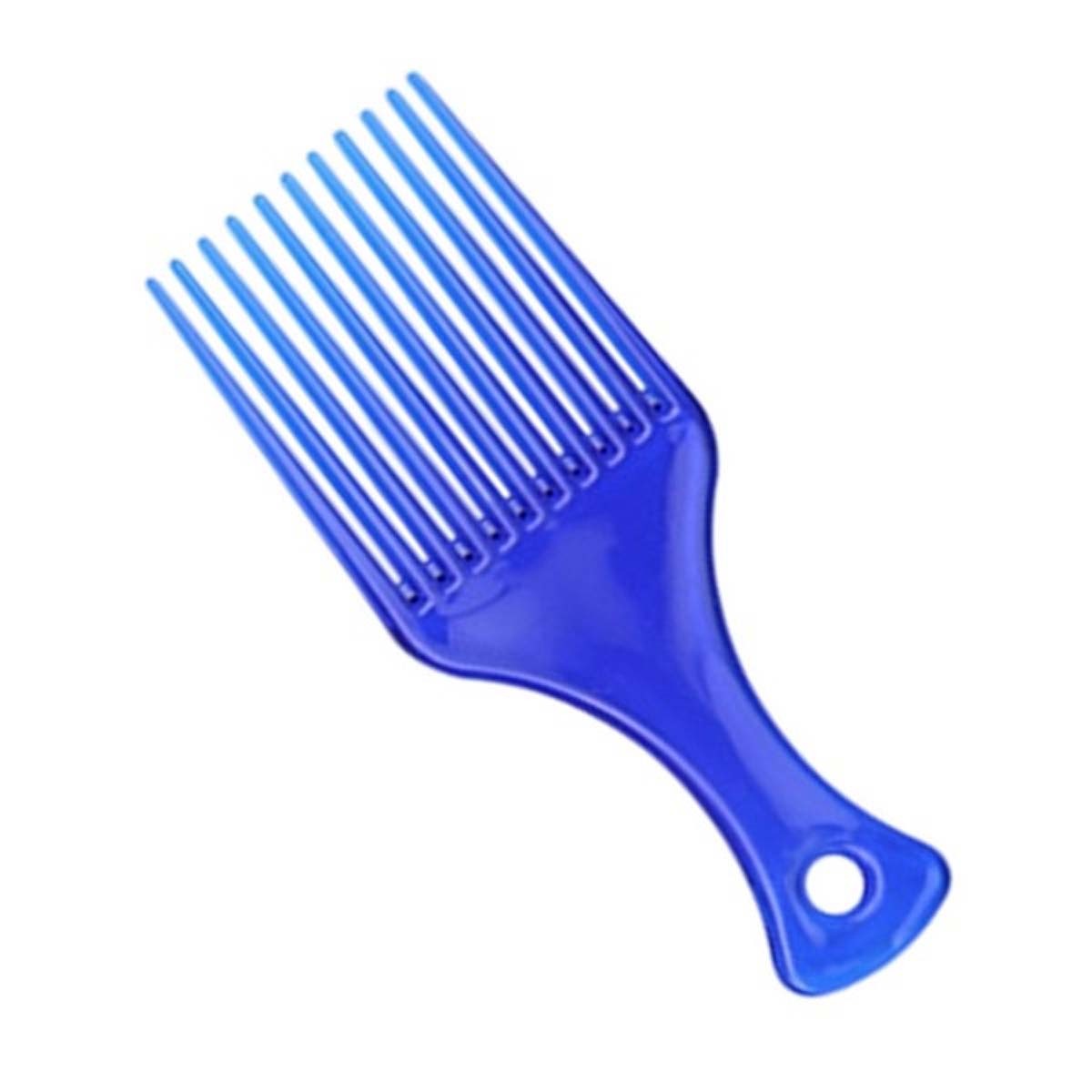 Wide-Tooth Plastic Hair Pick Comb