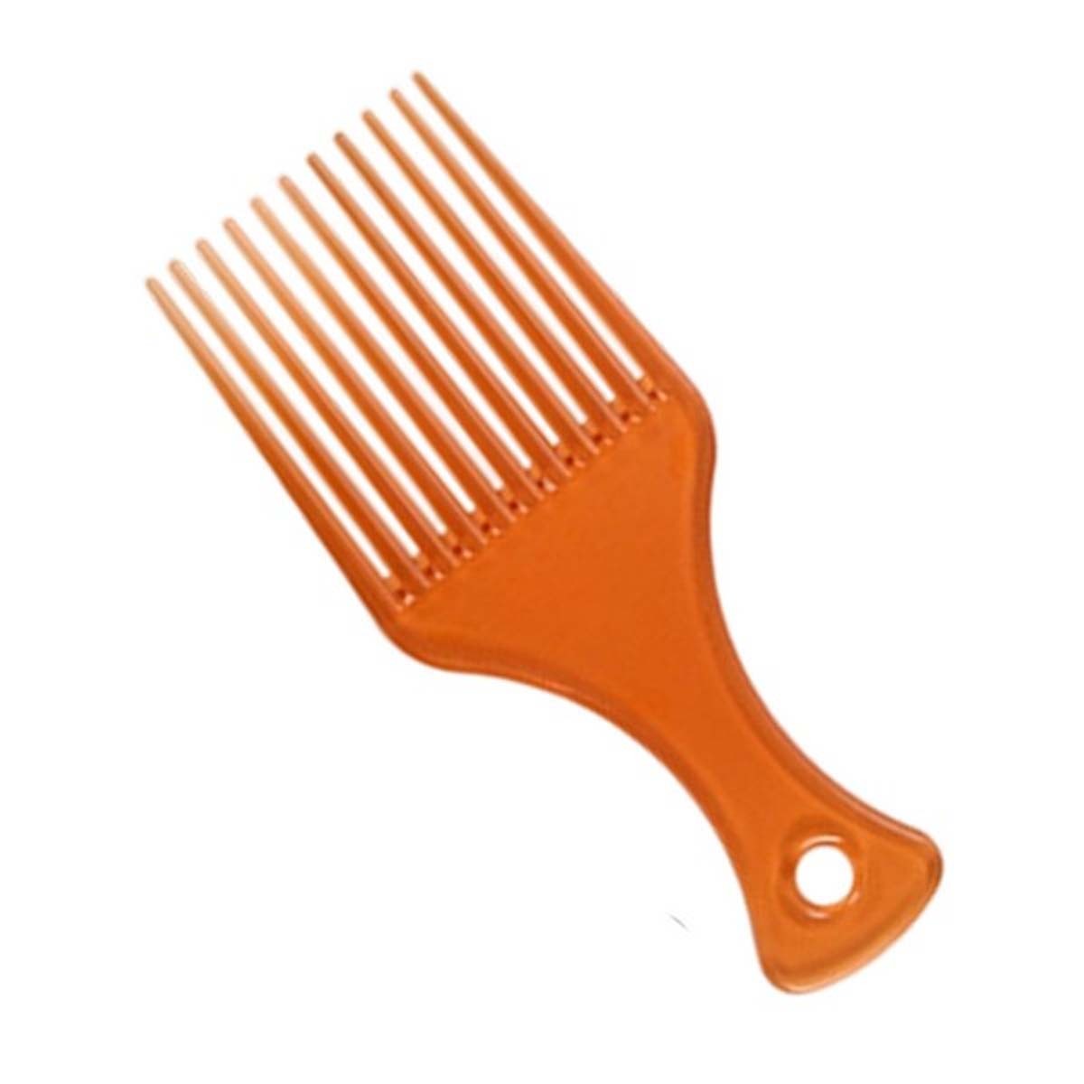 Wide-Tooth Plastic Hair Pick Comb