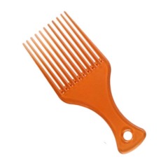 Wide-Tooth Plastic Hair Pick Comb