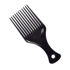 Wide-Tooth Plastic Hair Pick Comb