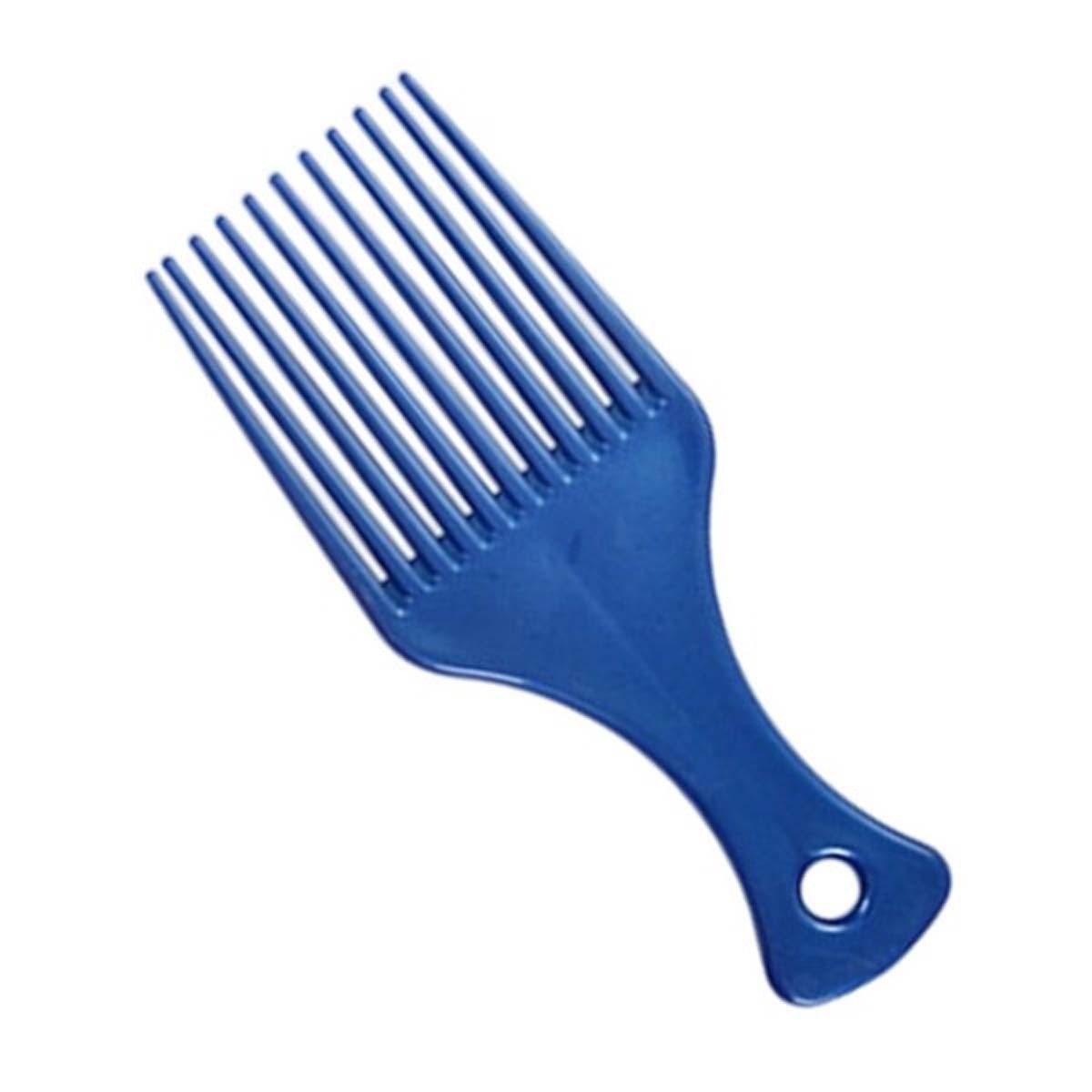 Wide-Tooth Plastic Hair Pick Comb