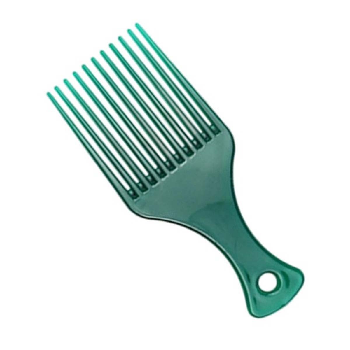 Wide-Tooth Plastic Hair Pick Comb