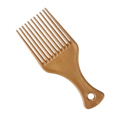 Wide-Tooth Plastic Hair Pick Comb