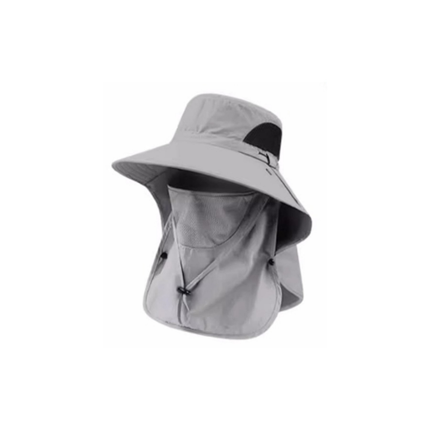 Wide Brim Fishing Hat with Removable Face and Neck Cover