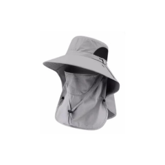 Wide Brim Fishing Hat with Removable Face and Neck Cover
