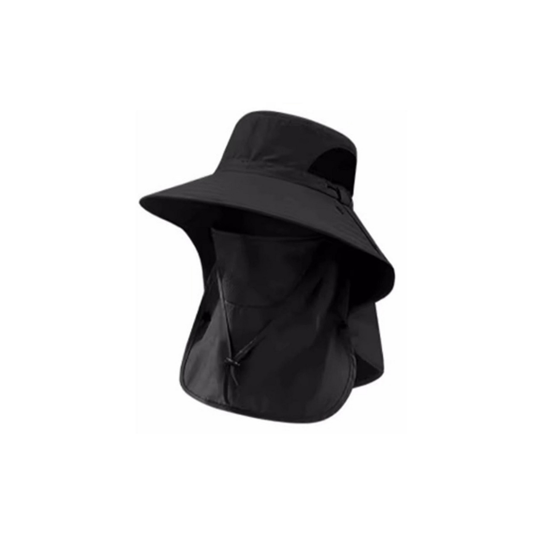 Wide Brim Fishing Hat with Removable Face and Neck Cover
