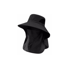 Wide Brim Fishing Hat with Removable Face and Neck Cover