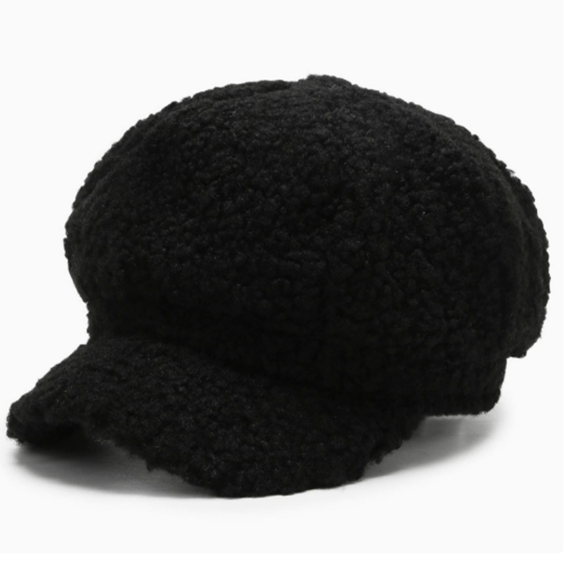 Winter Octagonal Warm Cap with Plush Fabric