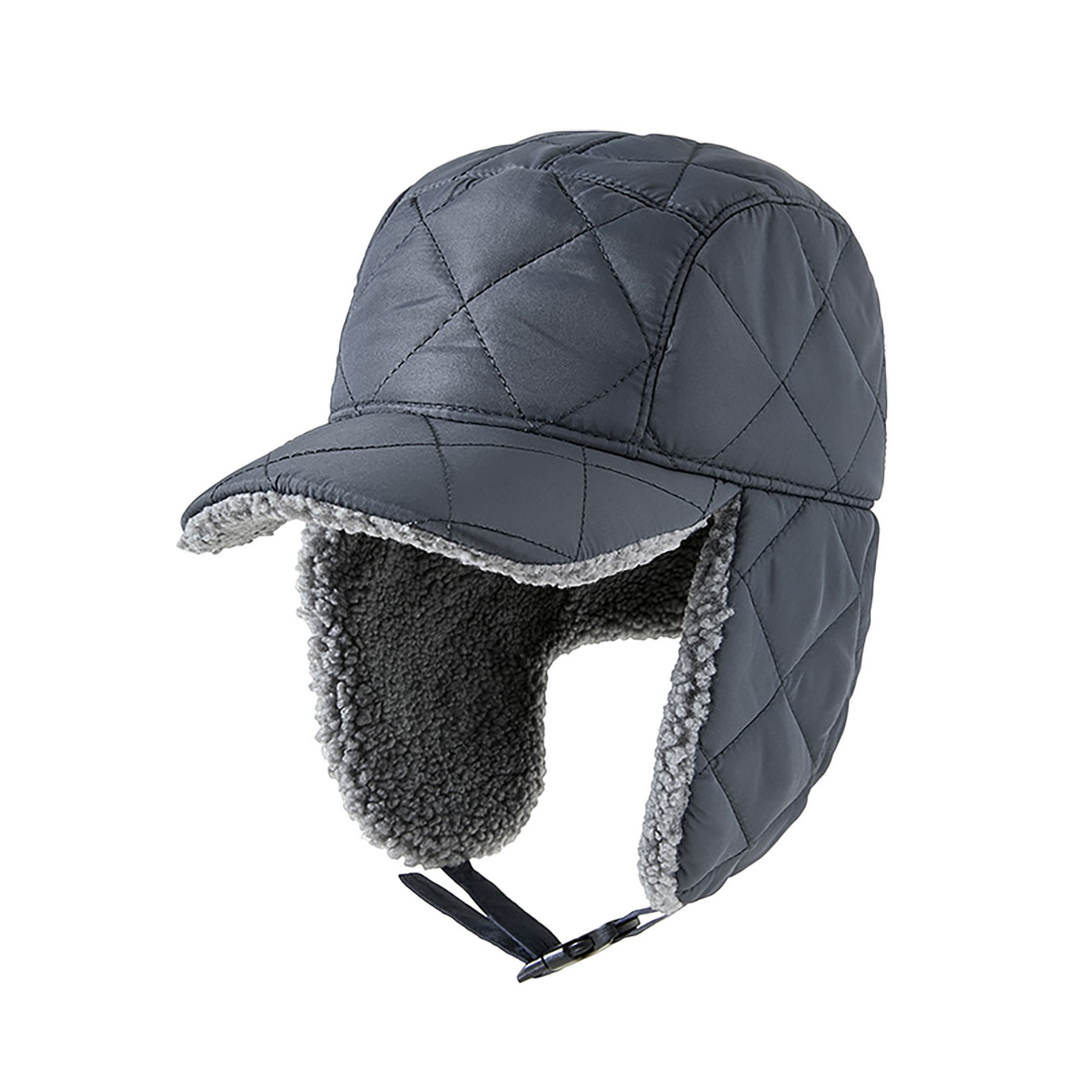 Winter Warm Windproof Trapper Hat with Fleece Lining