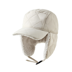 Winter Warm Windproof Trapper Hat with Fleece Lining