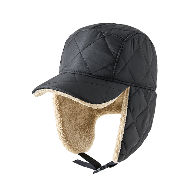 Winter Warm Windproof Trapper Hat with Fleece Lining