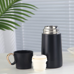 11 Oz 304 Stainless Steel Vacuum Tumbler With Infuser Lid