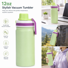 12 Oz Double-Wall 304 Stainless Steel Vacuum Tumbler