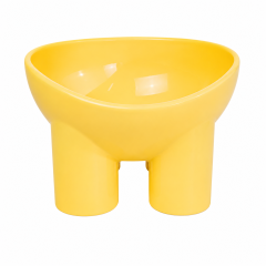 13 OZ Elephant Leg Neck Tall Slanted Elevated Pet Feeding Bowl